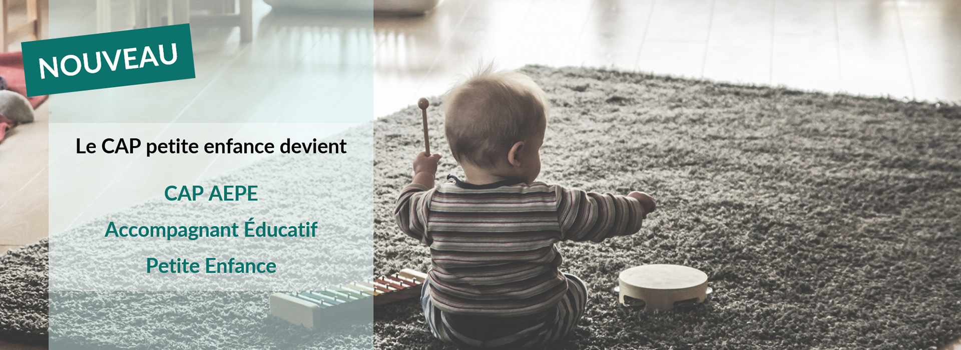 Les métiers de la petite enfance, le secteur de la petite enfance, le domaine des jeunes enfants